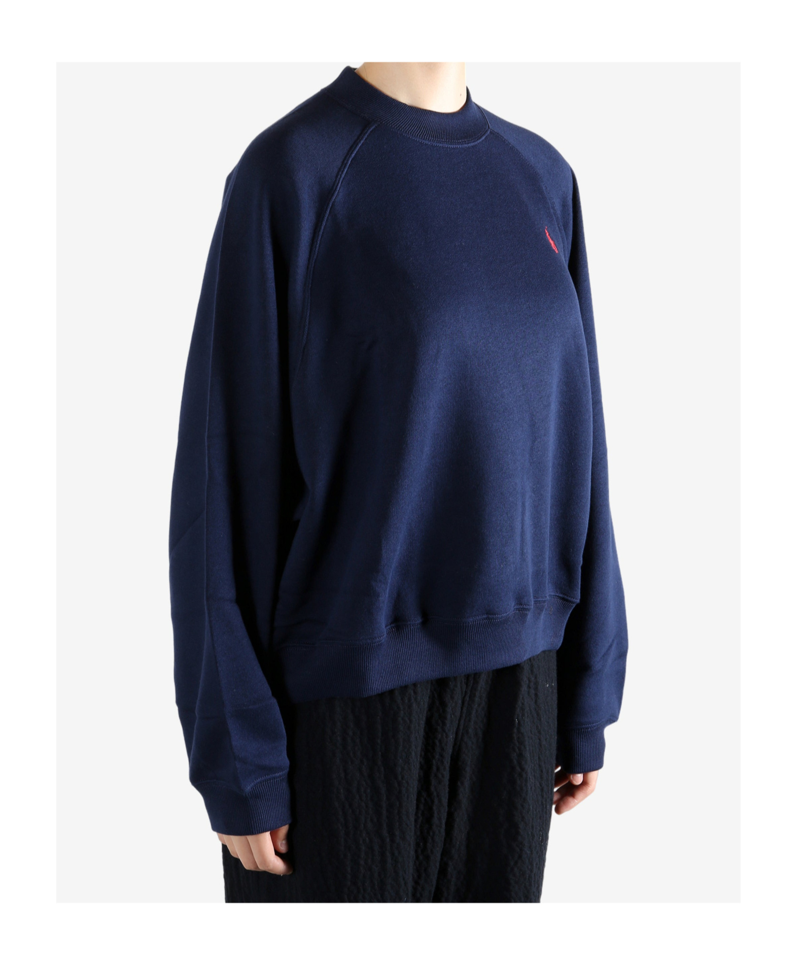 Polo Ralph Lauren Polo Pony Crew-neck Sweatshirt In Blue