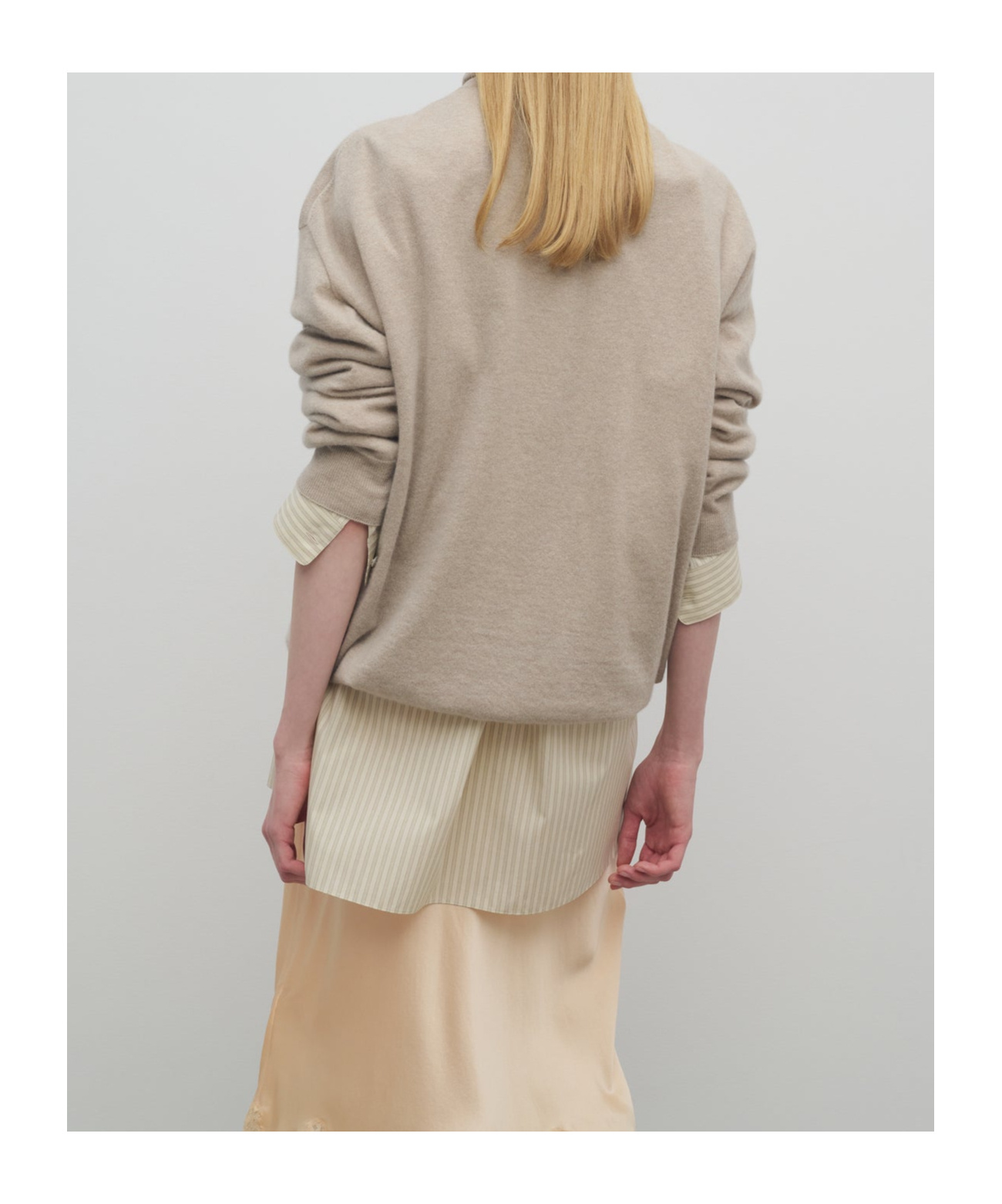The Row Jabari Knitted Top - Women's - Cashmere In Nude