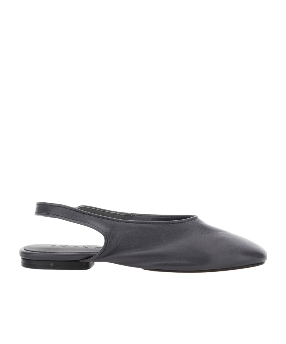 Soeur Black Slingback Ballet Flats In Black