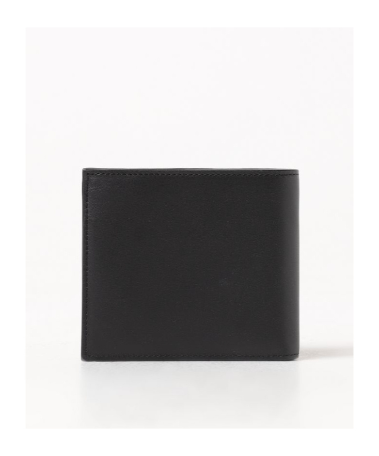 Paul Smith Black 'signature Stripe Block' Billfold And Coin Wallet In Black