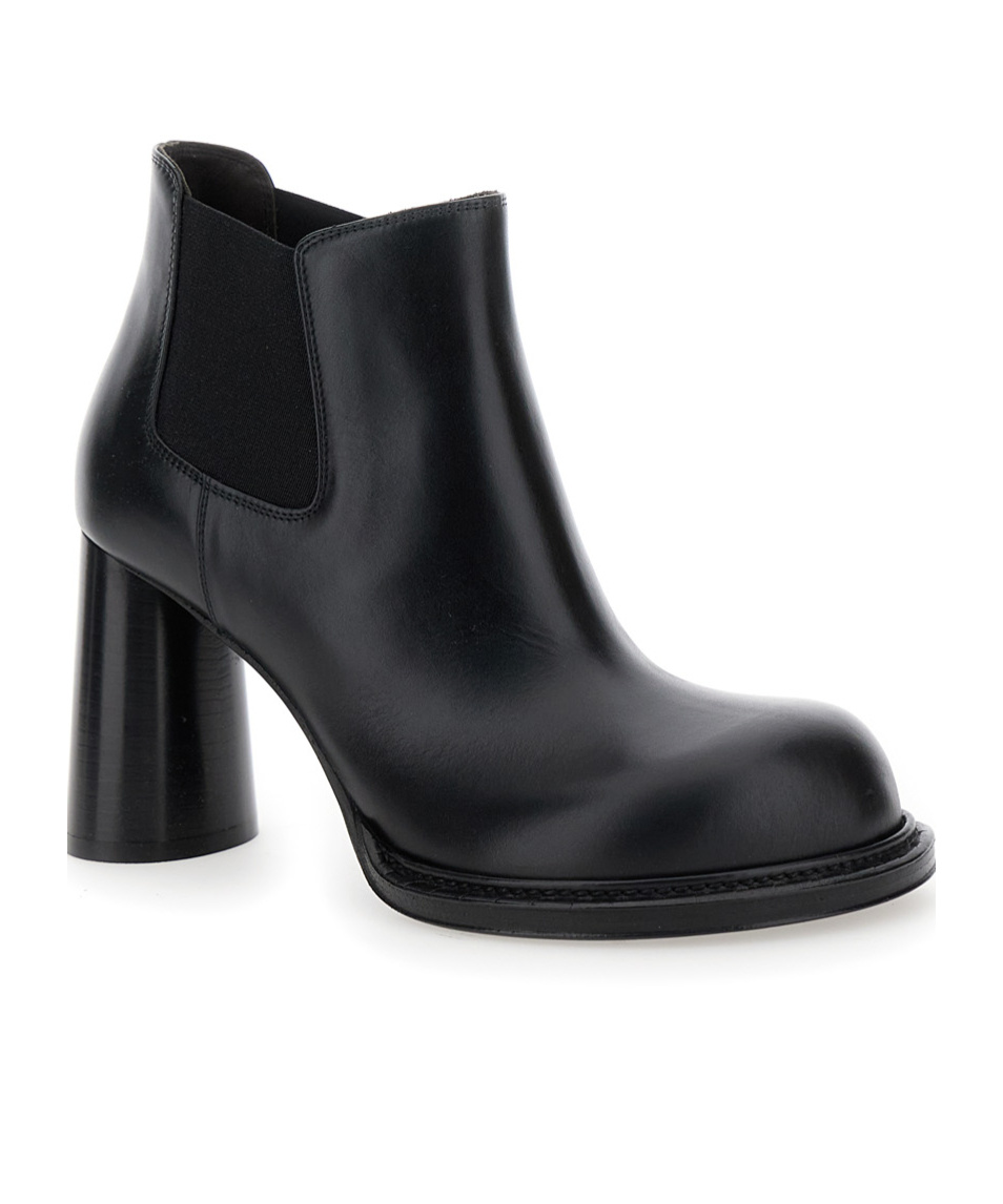 Shop Bottega Veneta Cliff Chelsea Ankle Boot In Black