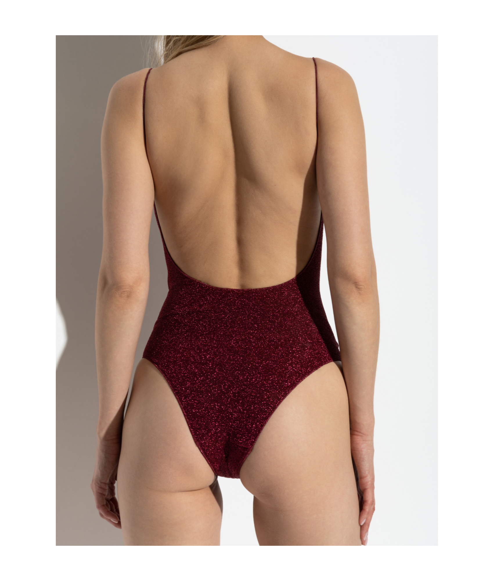 OSEREE SPAGHETTI STRAP ONE-PIECE SWIMSUIT