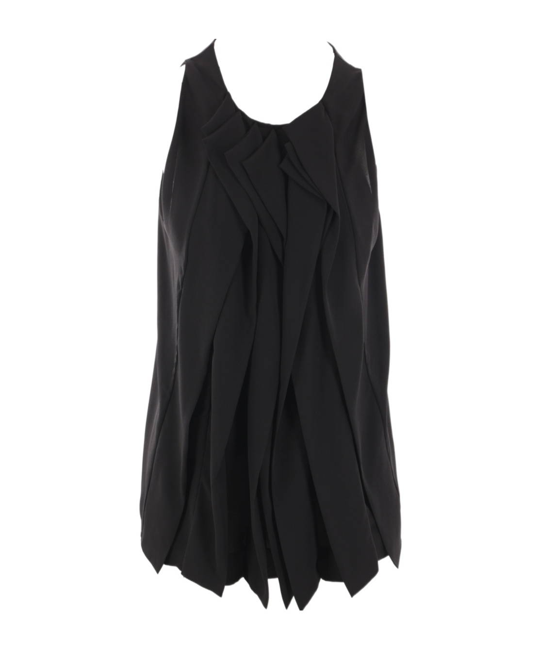 Maria Calderara Round-neck Vest In Black