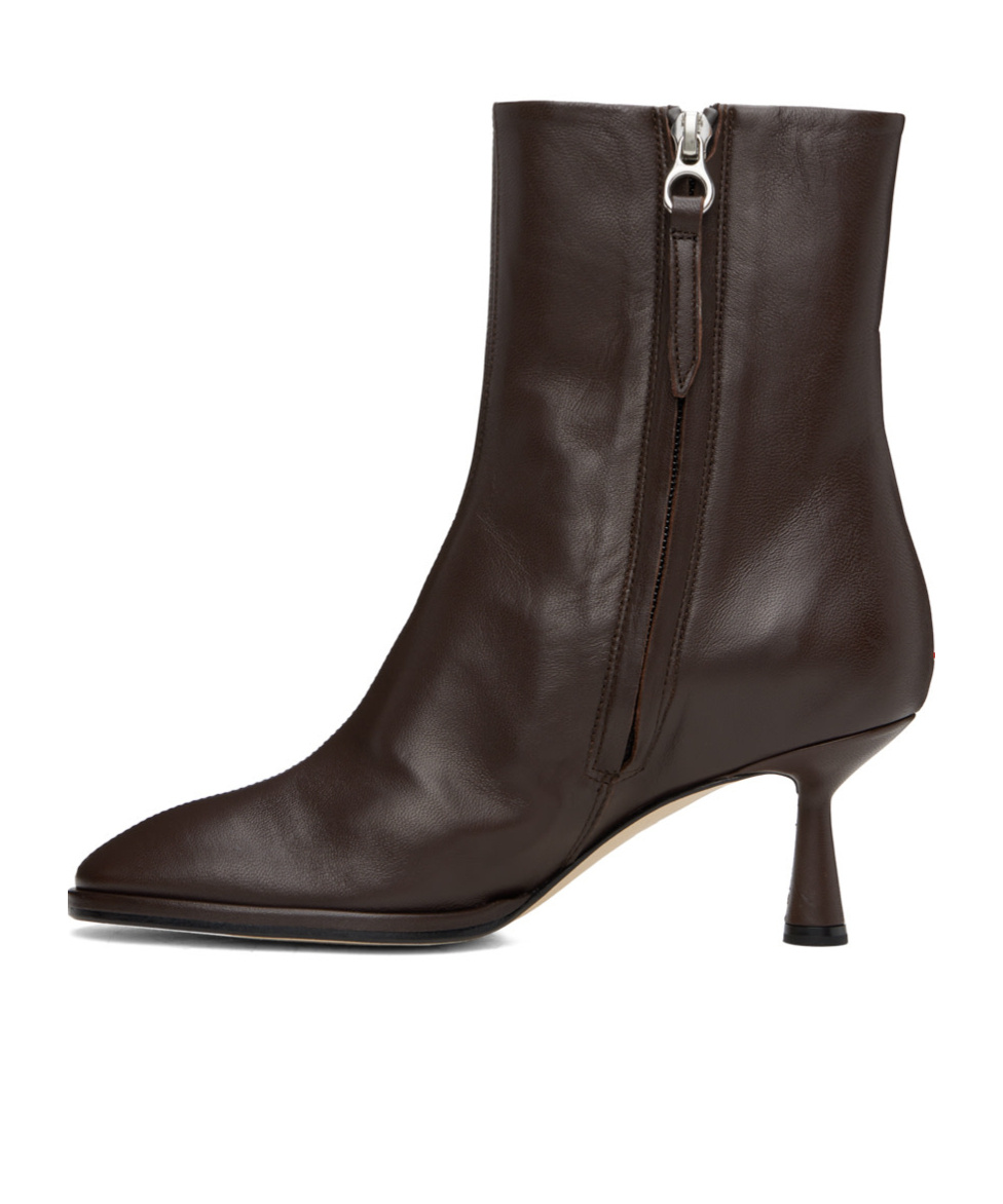 Aeyde Brown Dorothy Boots In Black