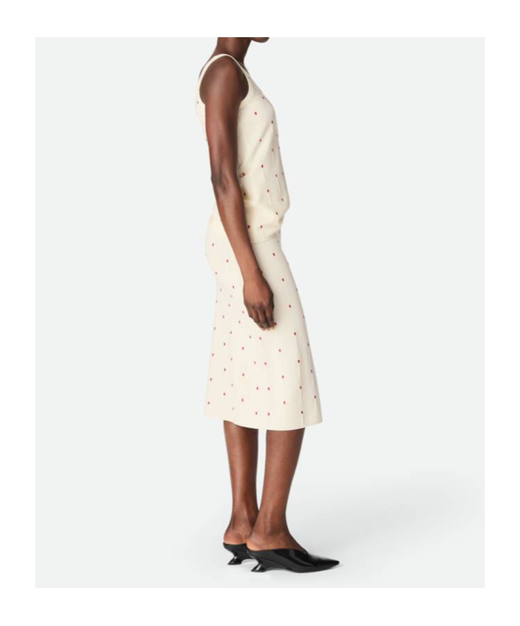 Bottega Veneta Embroidered Matches Tank Top In White