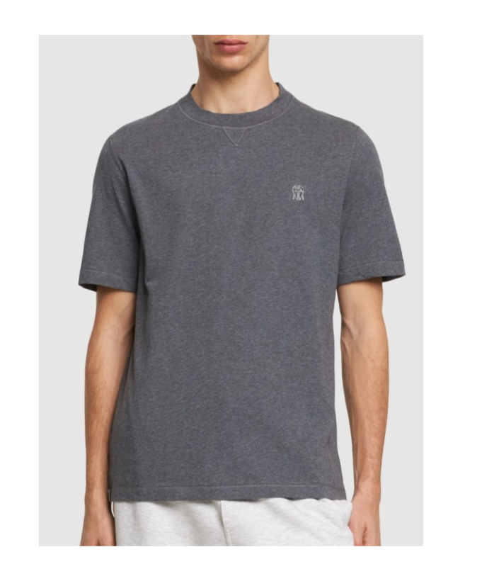 Brunello Cucinelli Cotton Logo T-shirt