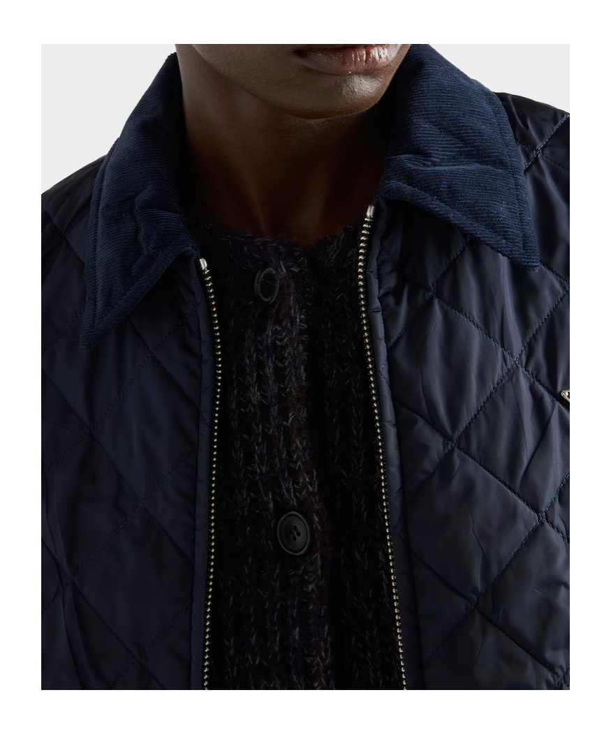 Prada Re-nylon Blouson Jacket In Blue