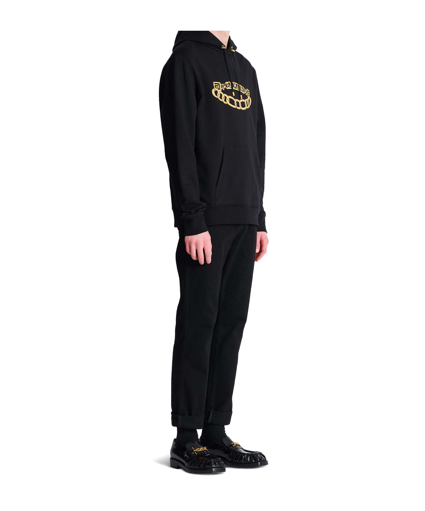 Balmain Logo-print Hoodie - Men's - Cotton In Black