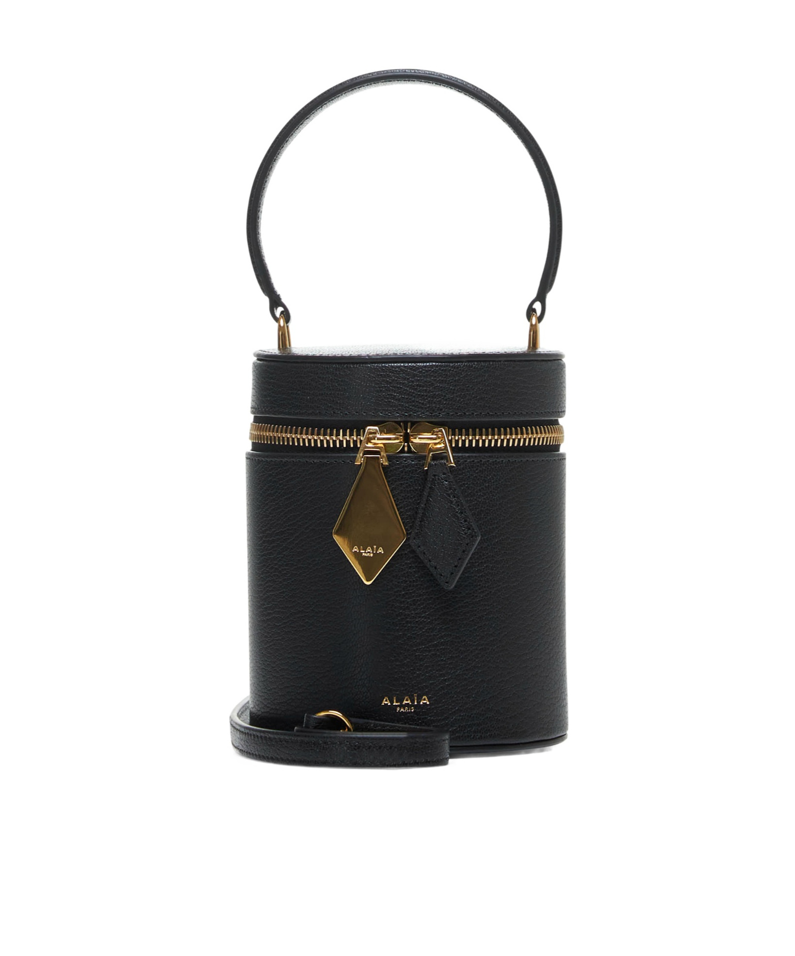 Alaïa Zippered Handbag In Black