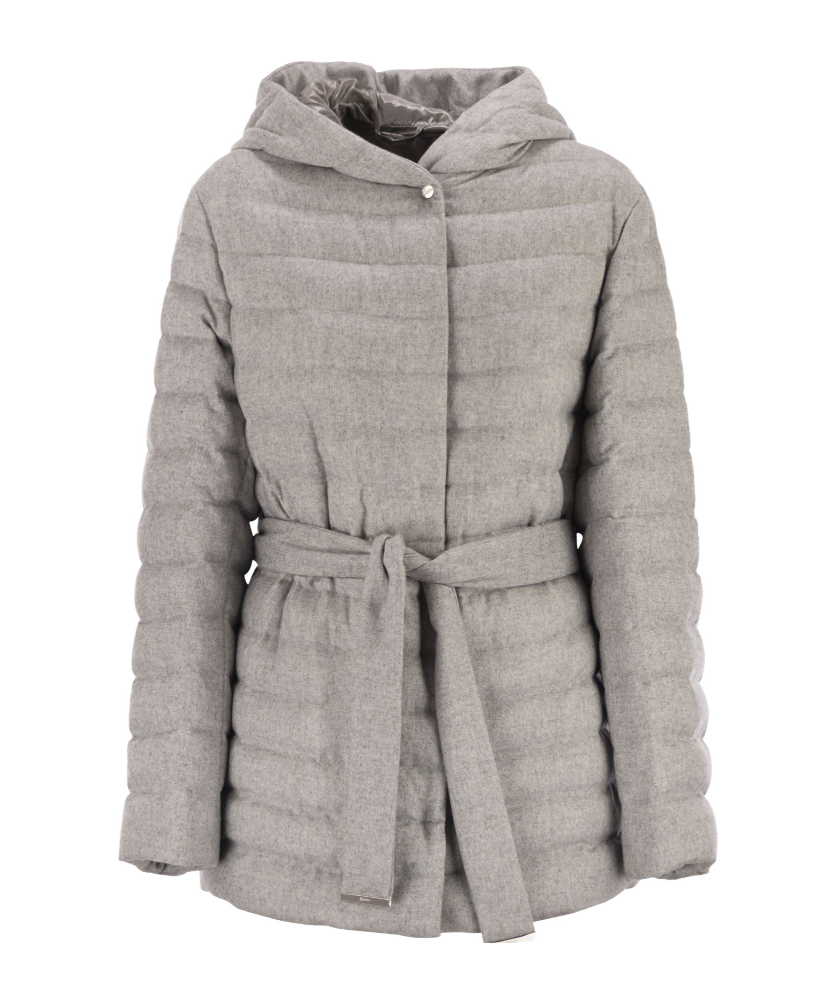 Herno Women Silk And Cashmere Kimono Jacket In Gray