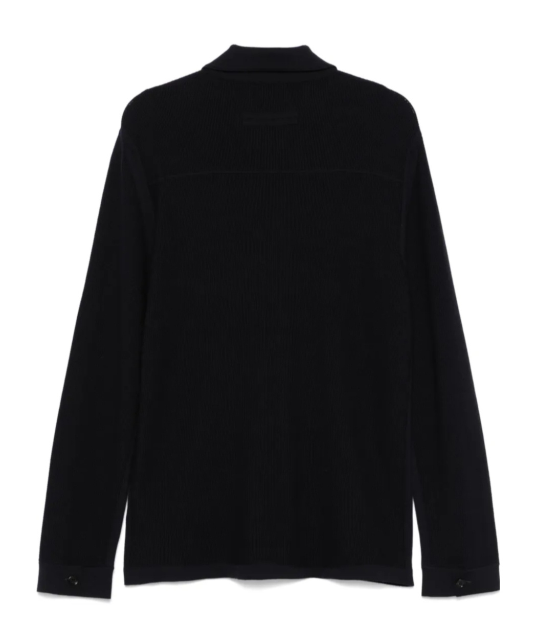 Zegna Wool Shirt In Black