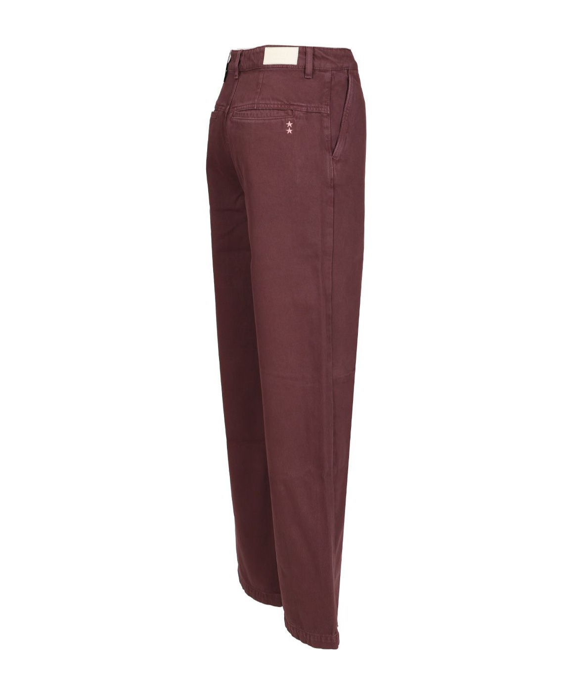 Icon Denim Wide-leg Denim Trousers In Red