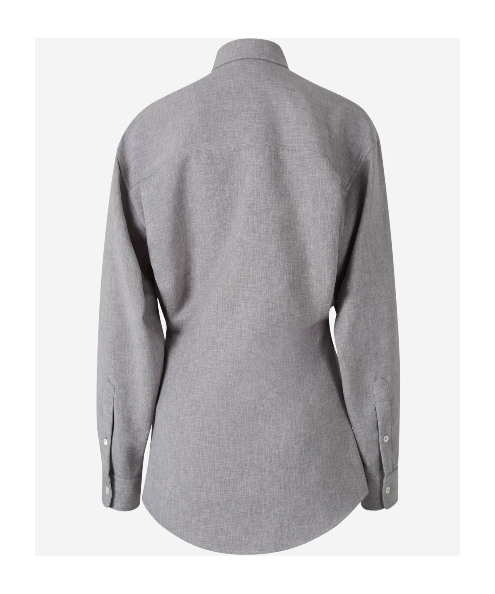 Darkpark 'anne' Shirt Chest Pocket Detail In Gray