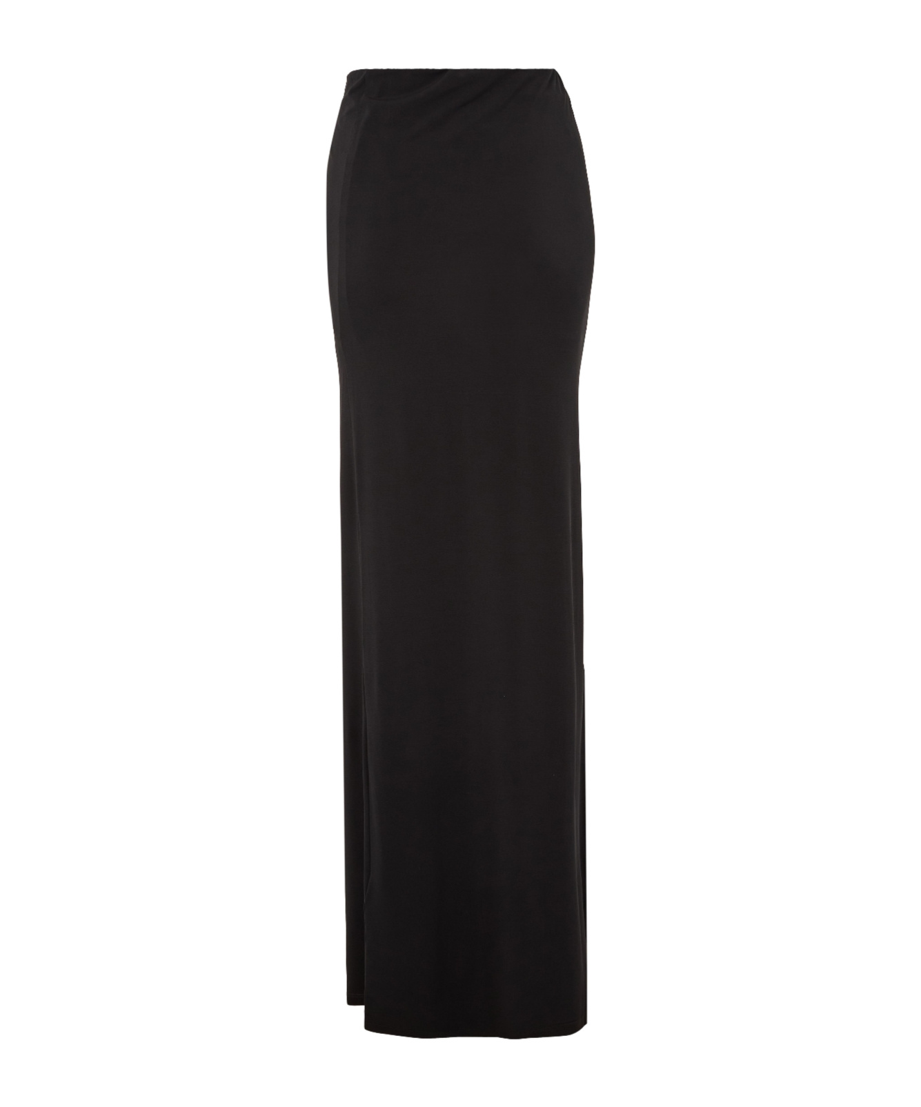 Jacquemus Peplo Maxi Skirt In Black