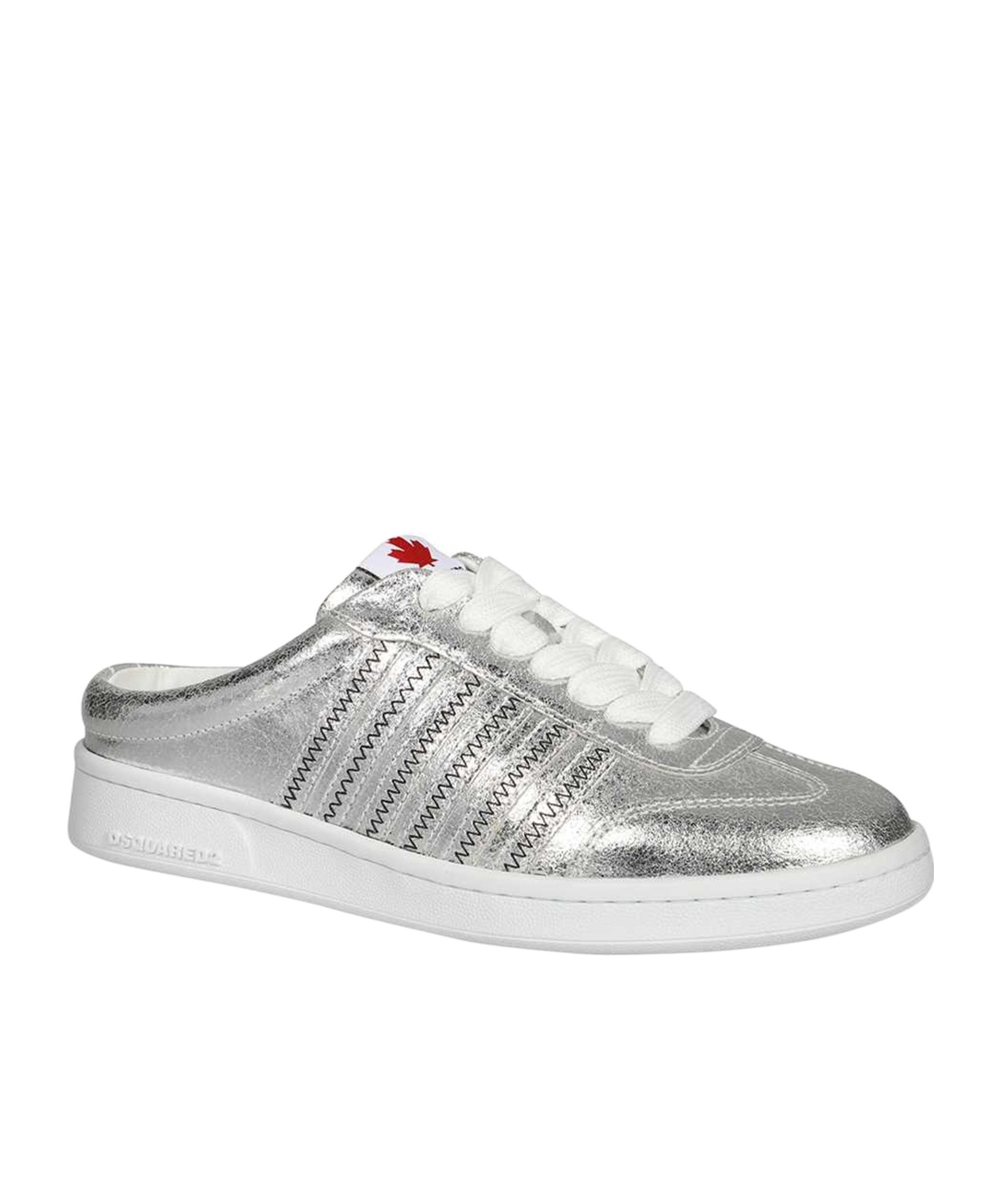 Dsquared2 Boxer Open Back Sneakers In White