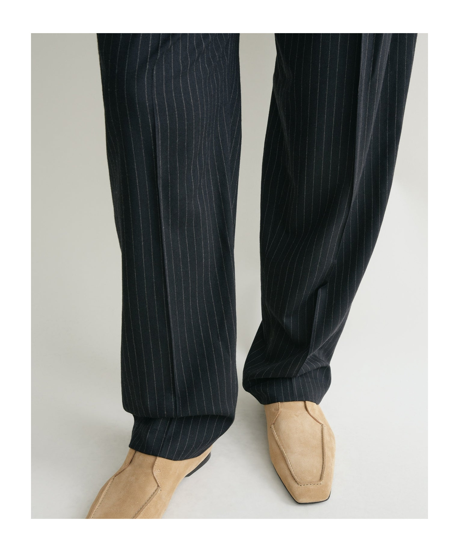 Totême Pinstripe Pants In Black