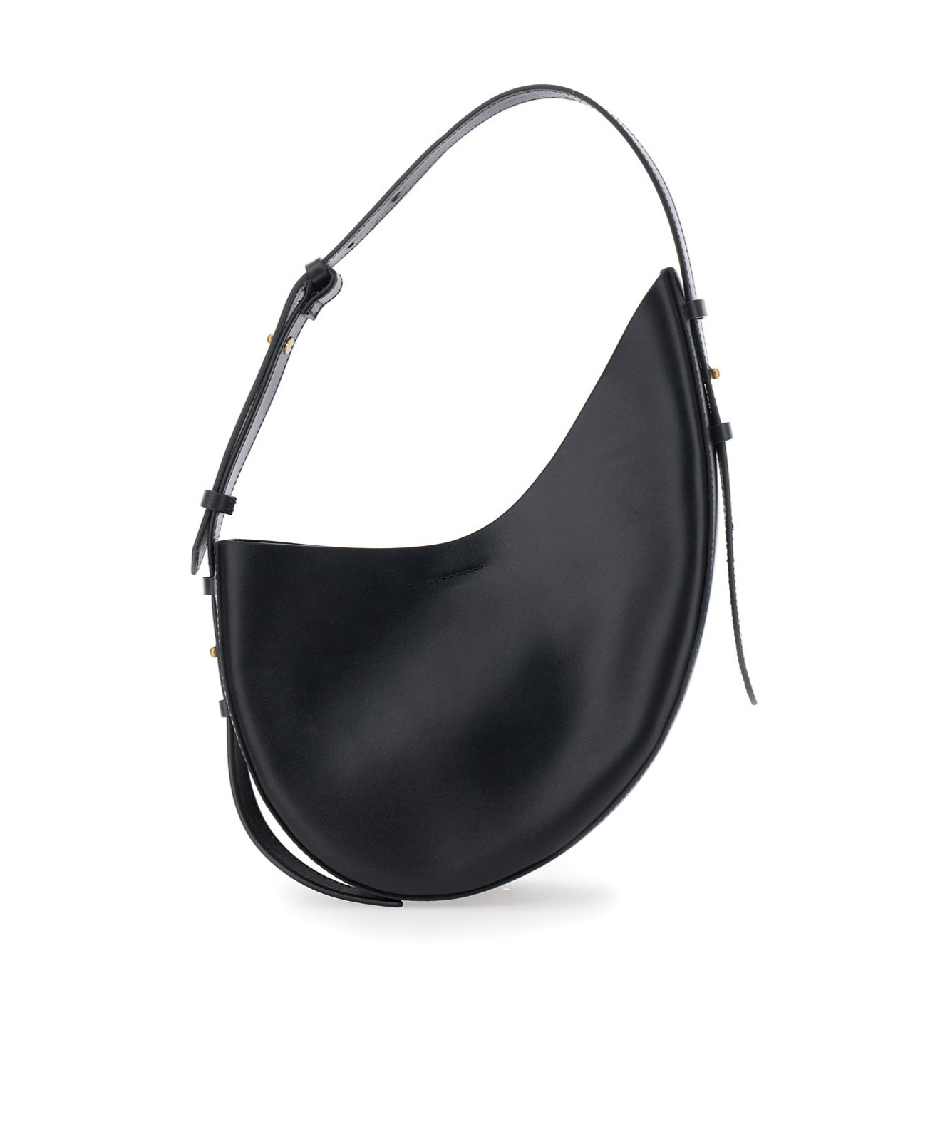 Soeur Crescent Shape Shoulder Bag In Black