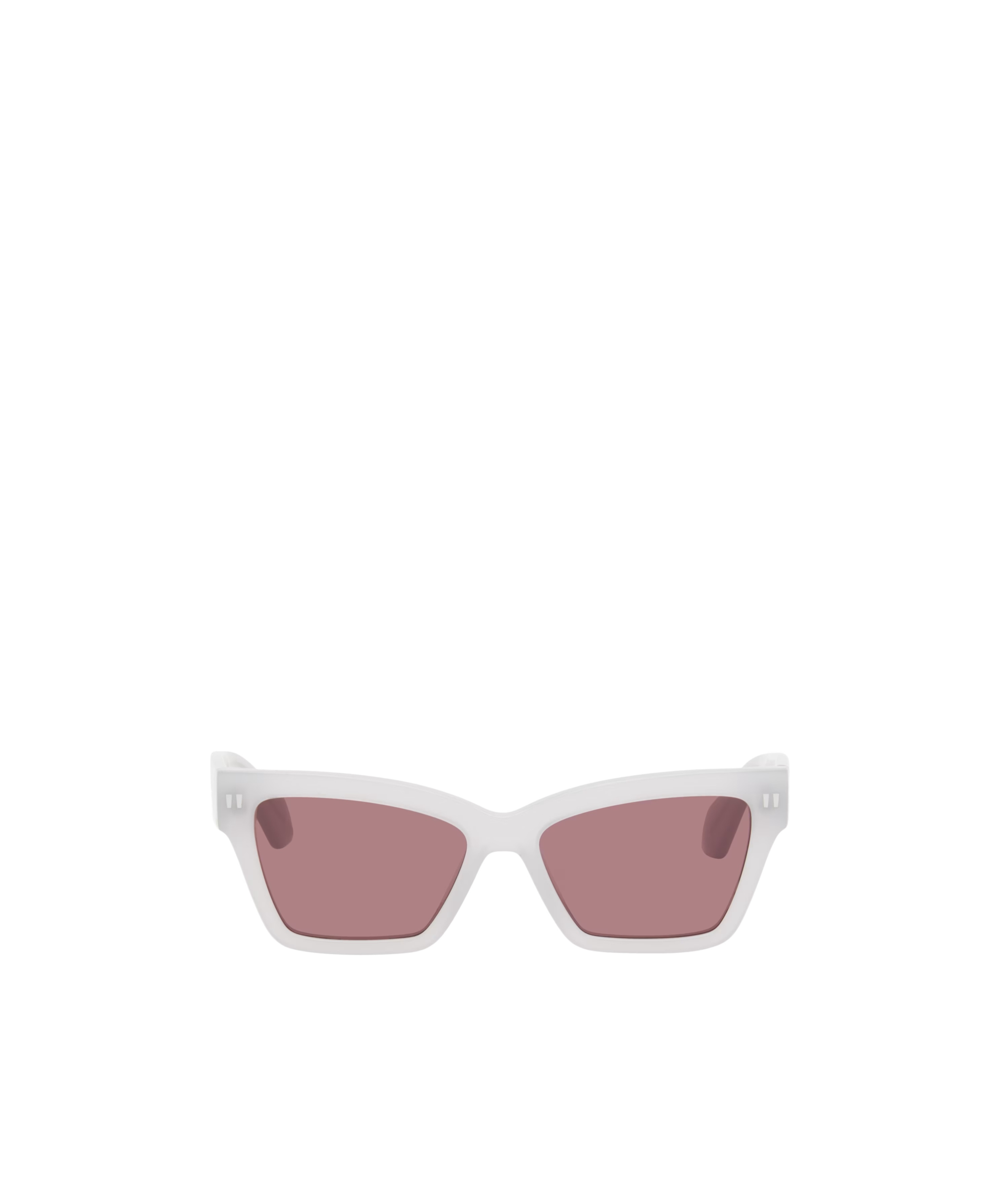 Off-white Full Frame Sunglasses In Nude