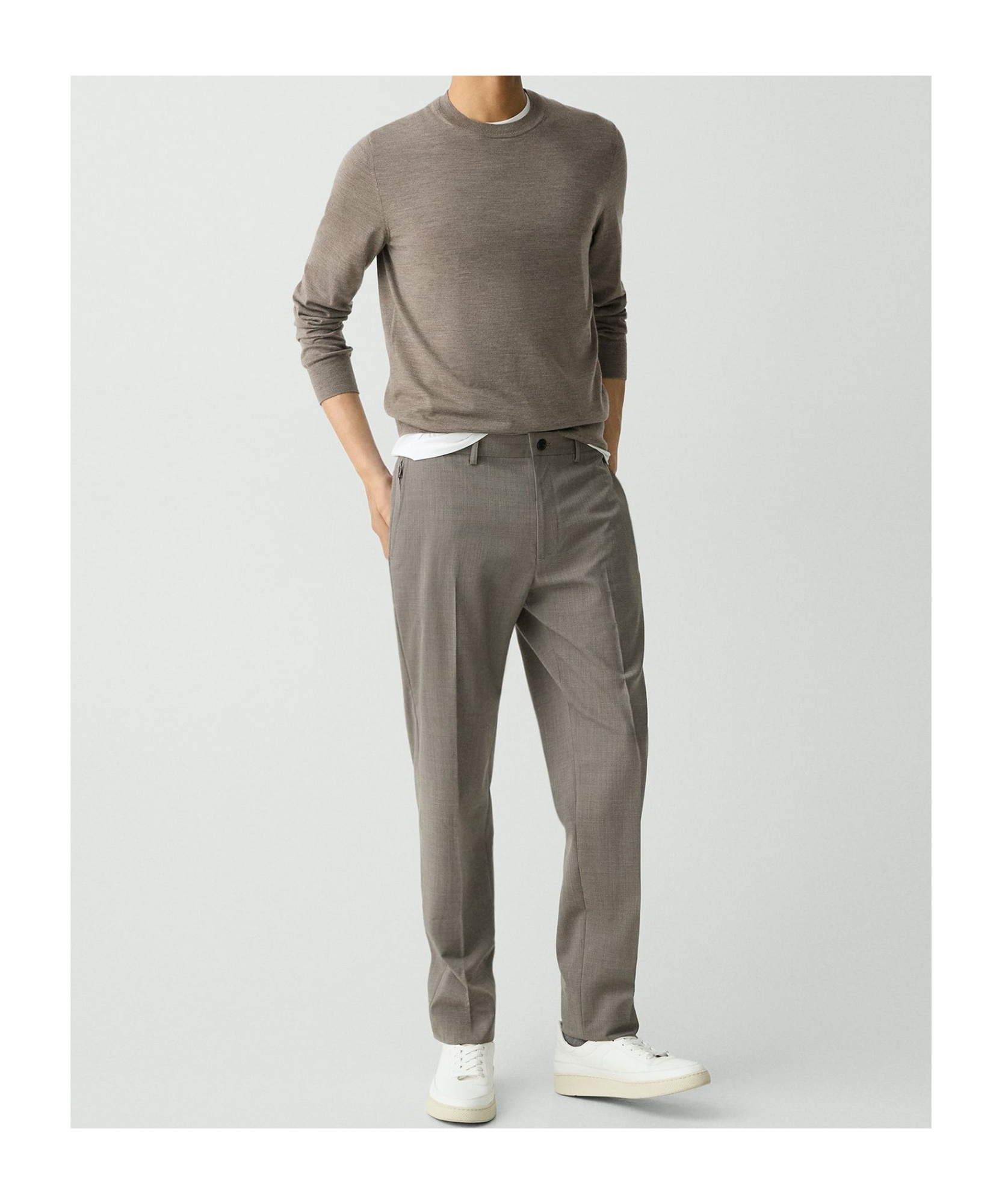 Shop Theory Curtis Trousers In Gray