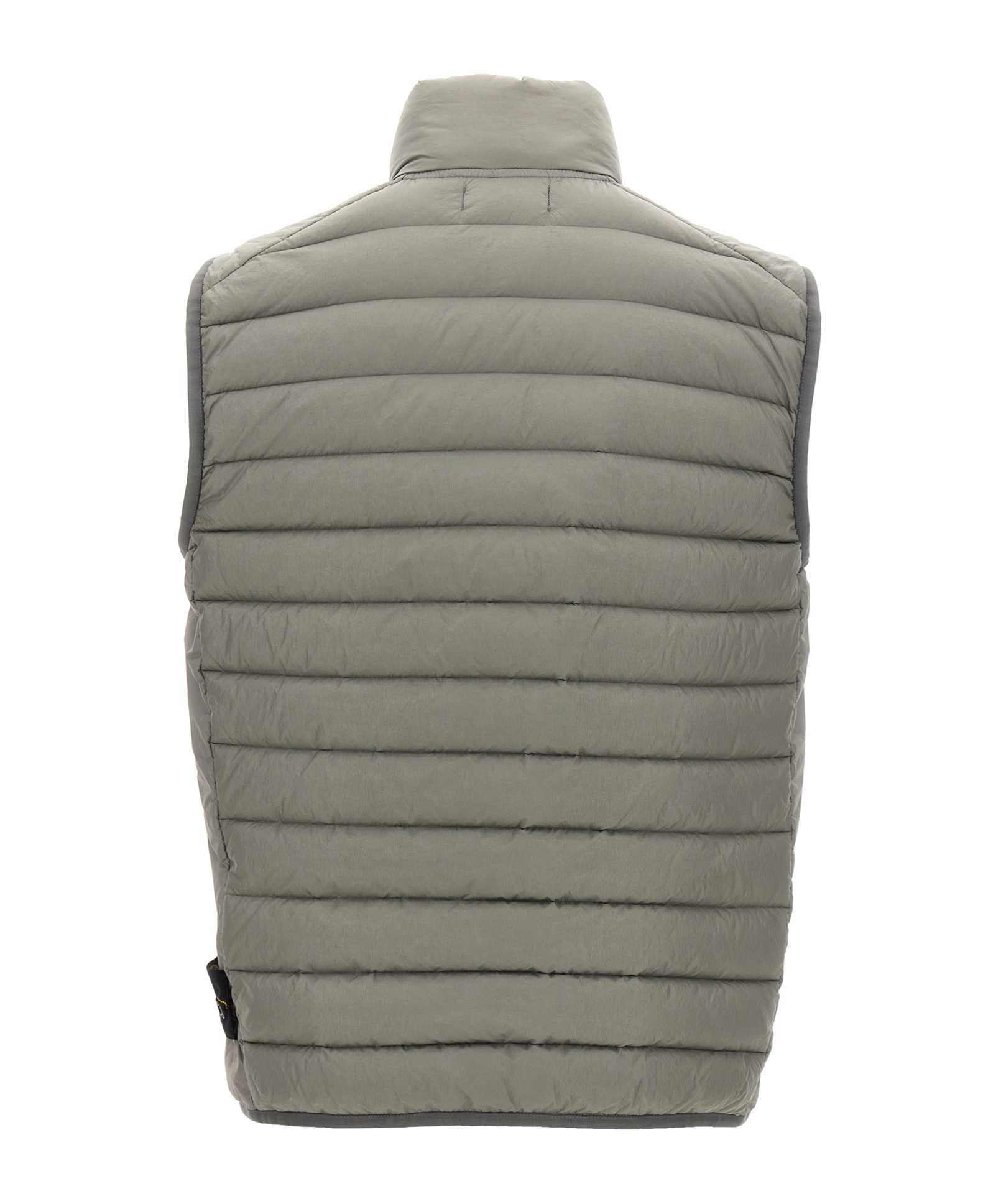 Stone Island Compass-badge Puffer Gilet In Gray