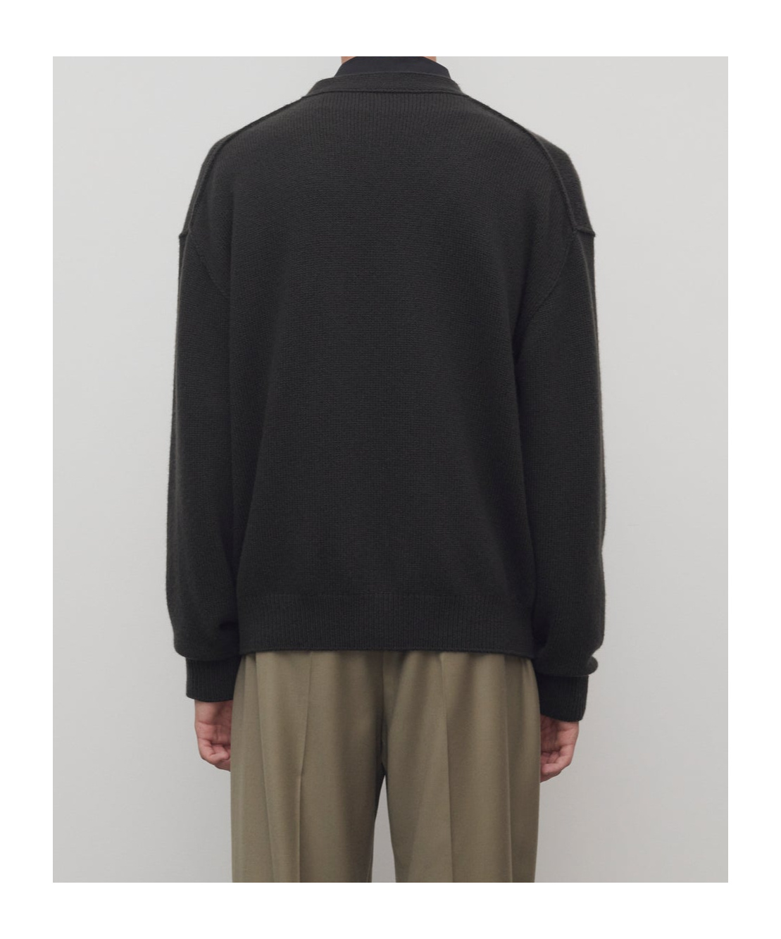 The Row Mats Cashmere Cardigan In Black