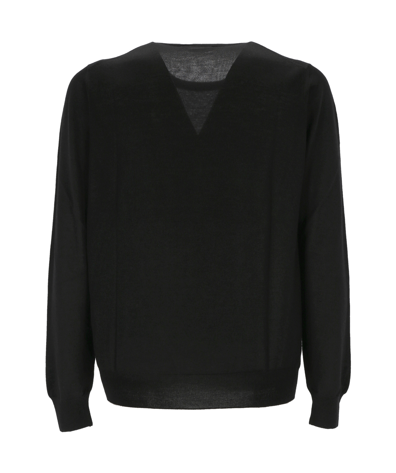 Gran Sasso Cashmere-silk Sweater In Black