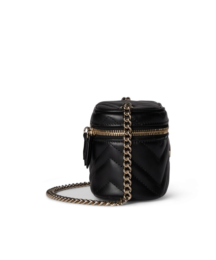 Gucci Gg Marmont Nano Vanity Bag In Black