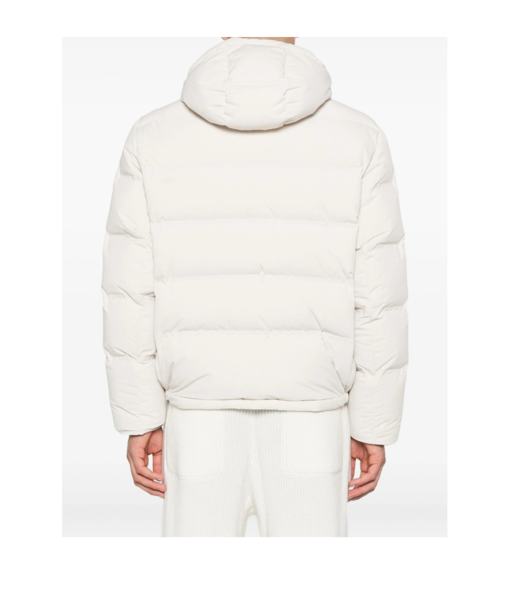 Brunello Cucinelli Zip-fastening Padded Jacket In Neutral