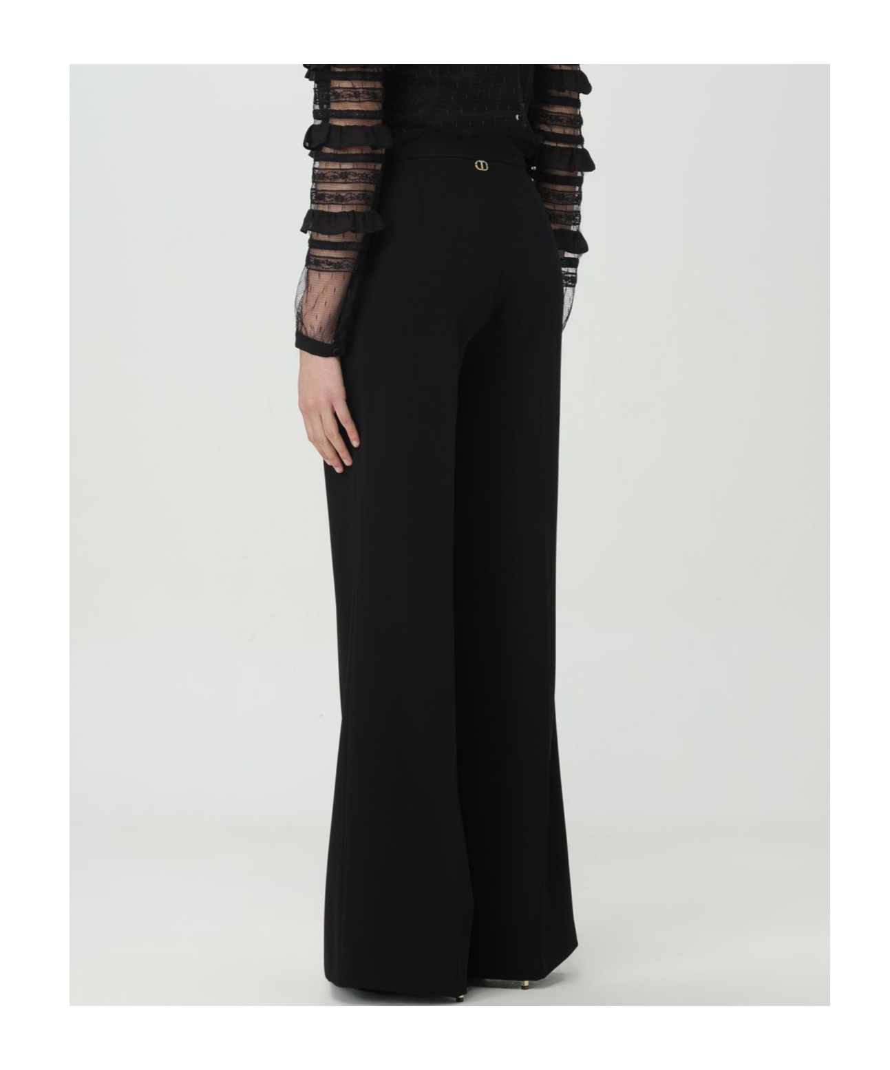 Twinset Pants Woman Color Black In Black