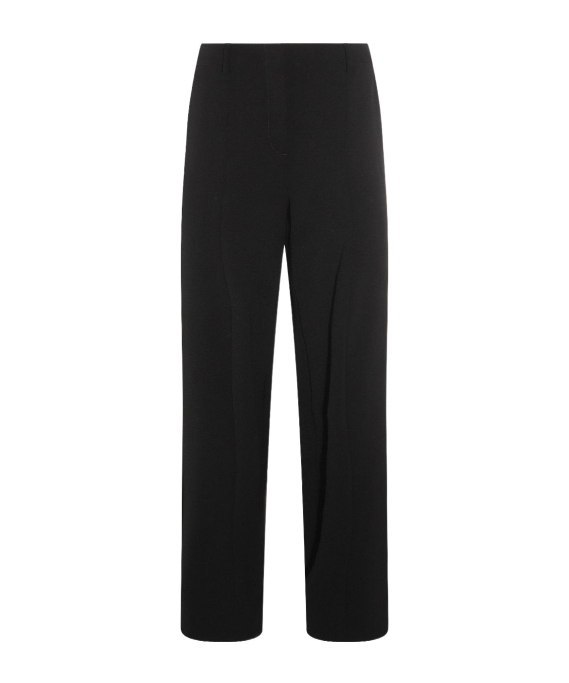 Jean Paul Gaultier Belt Loop Casual Pants In Black