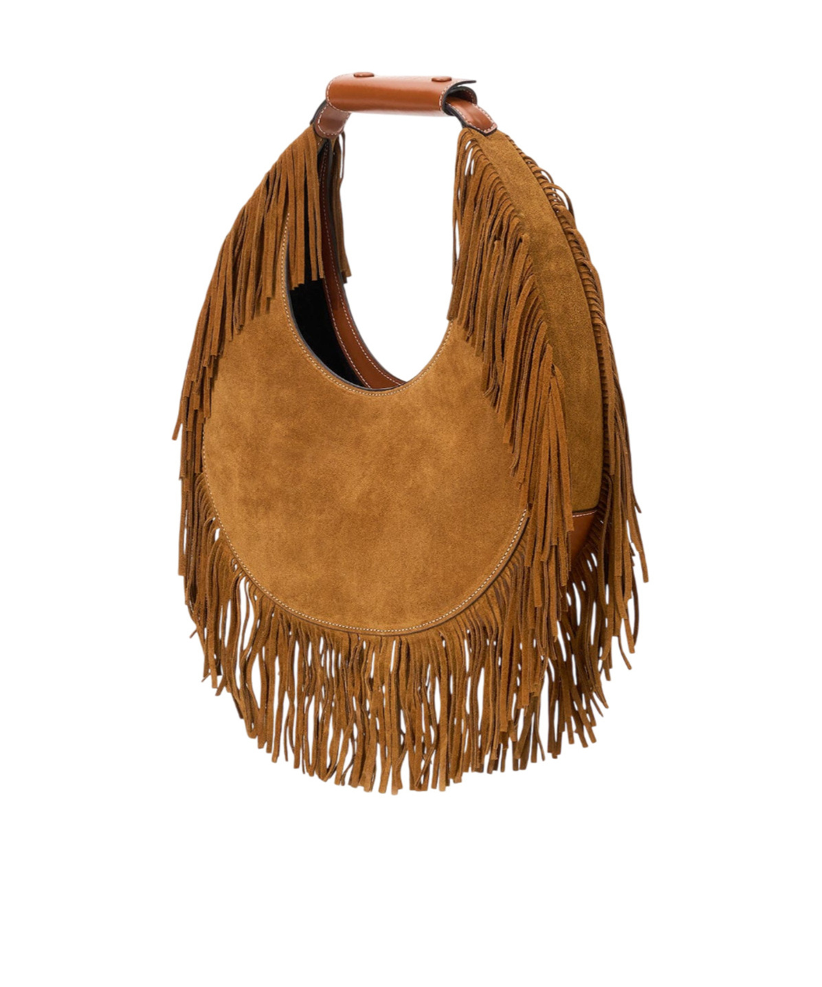 Shop Staud Moon Tote Bag In Tan