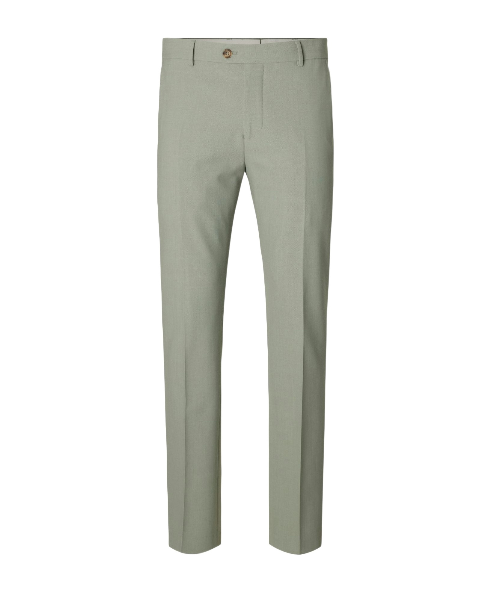 Selected Slim-fit Dress Trousers In Animal Print
