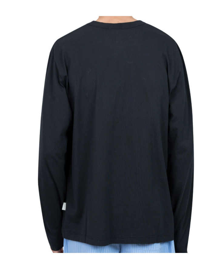 Tekla Long-sleeved T-shirt In Black