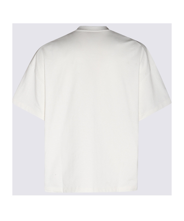 Jil Sander Logo T-shirt By . The Brand Presents A Minimalist Style That Is Appreciated Wor In White