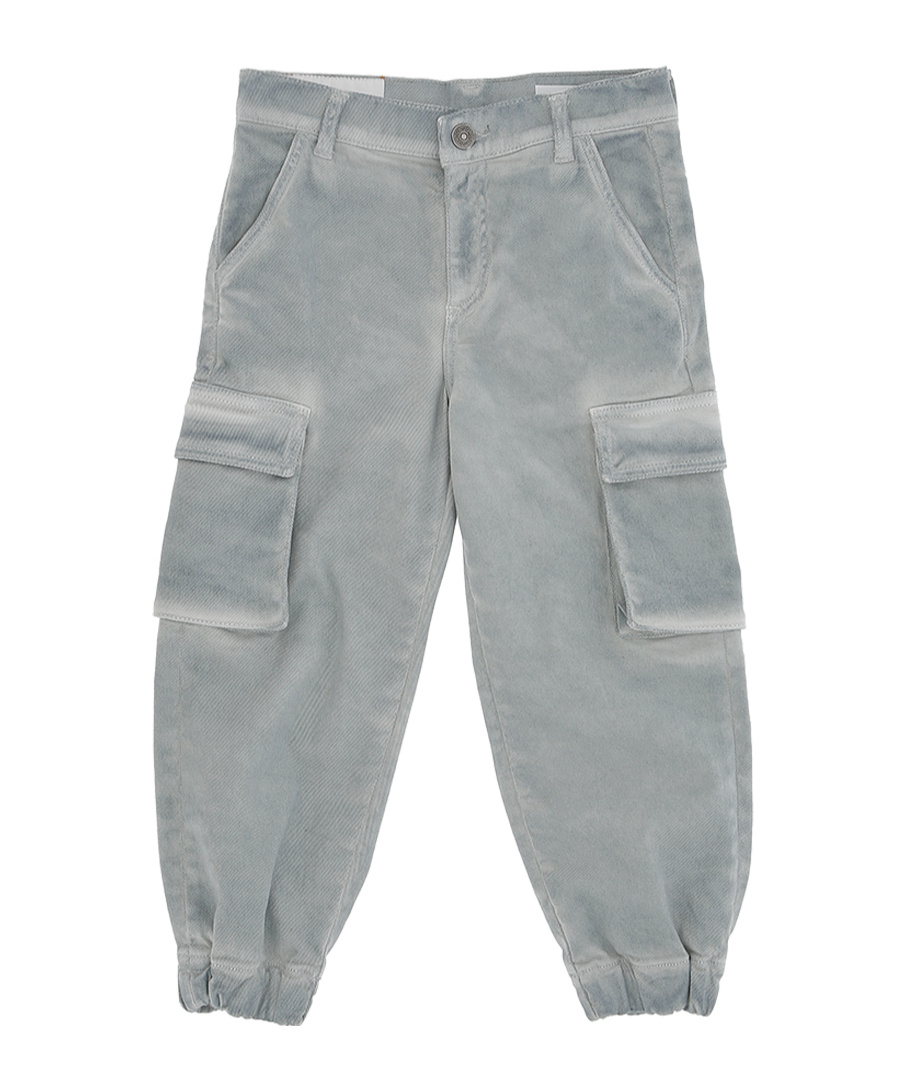 Dondup Belt-loop Casual Pants In Gray