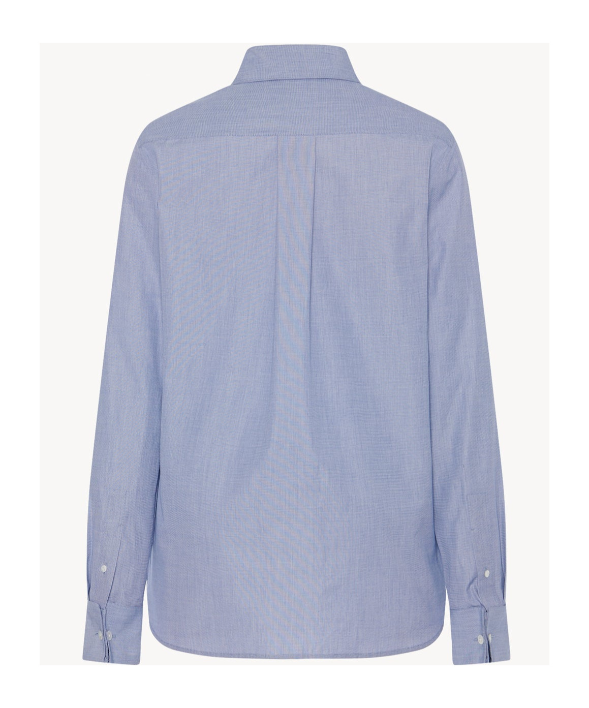 The Row Sisilia Long-sleeved Shirt In Blue