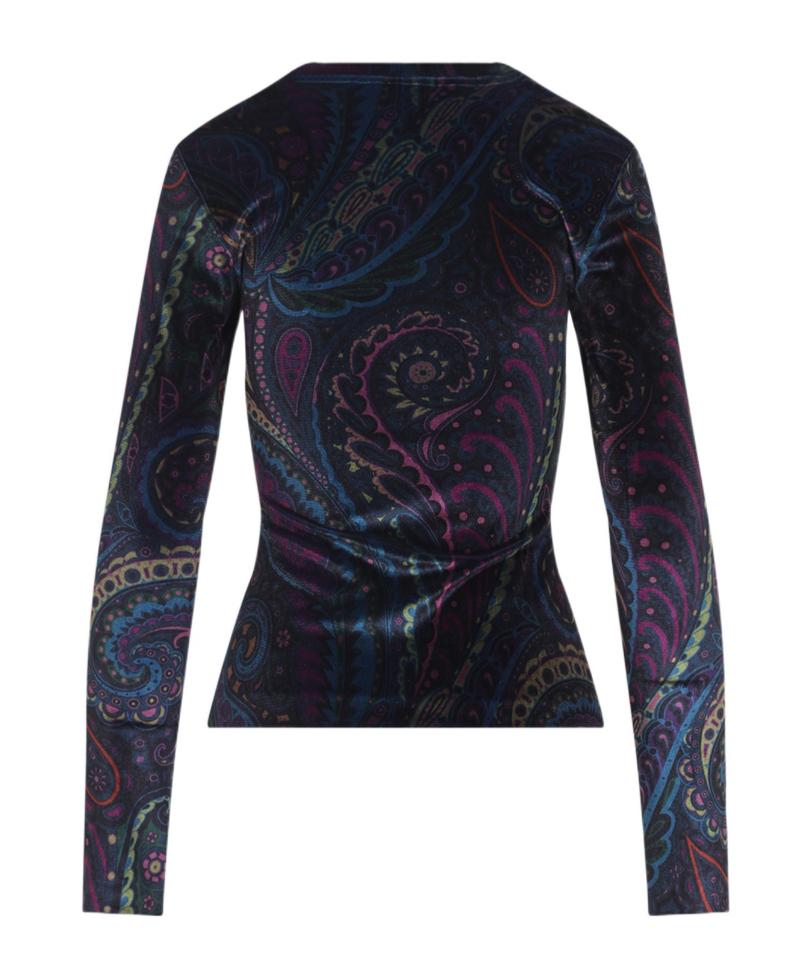 Etro Velvet Top In Multi