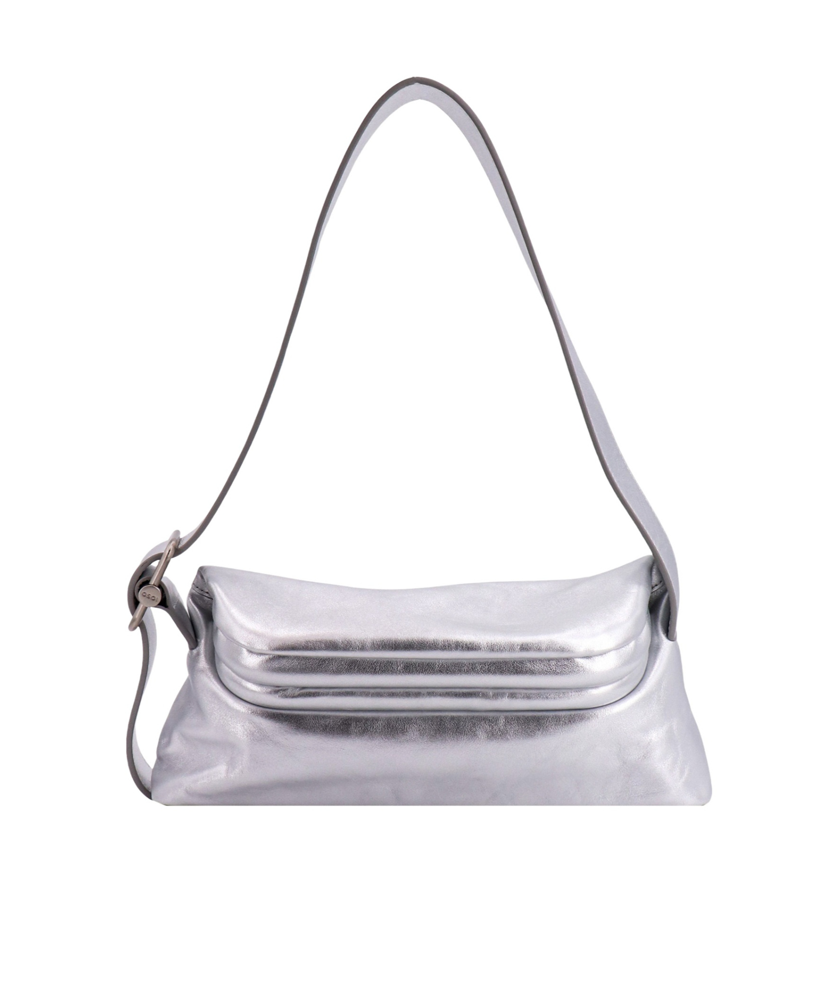 Osoi Silver Folder Brot Bag In Gray