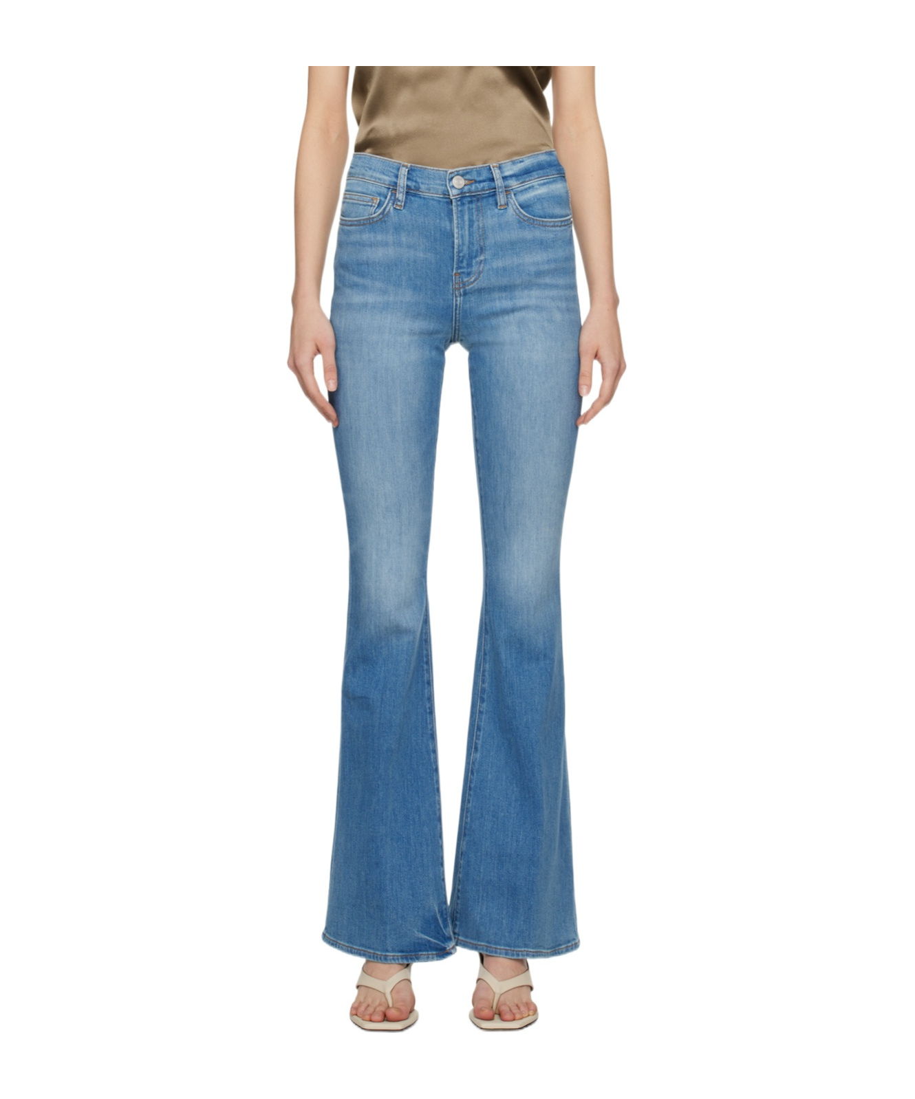 FRAME LE HIGH FLARE HIGH-RISE JEANS