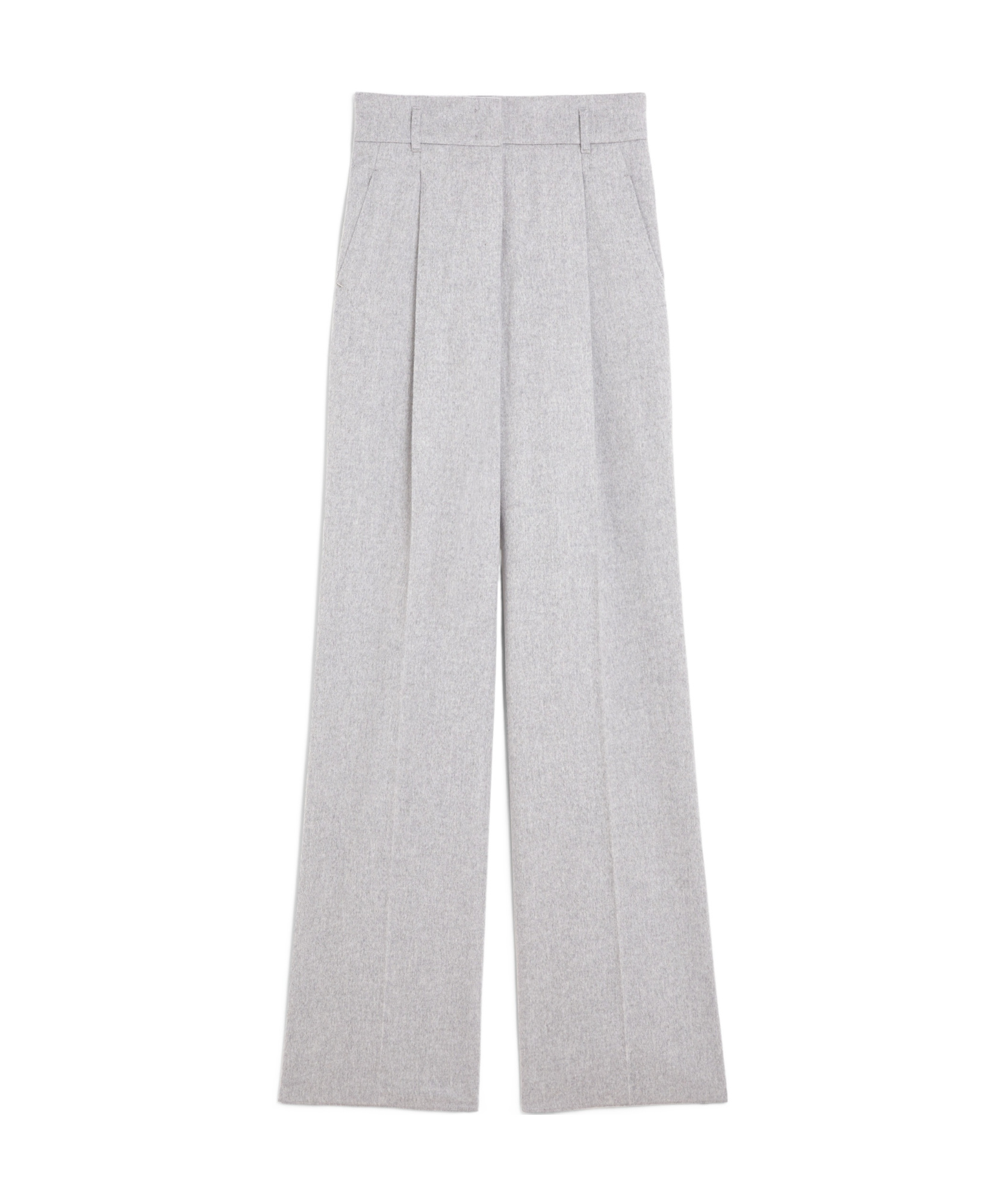 Max Mara Belt-loop Casual Pants In White