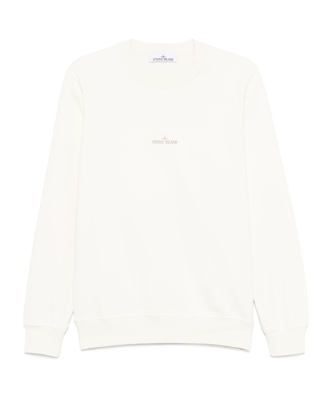 Stone Island Compass-motif Sweatshirt In Nude