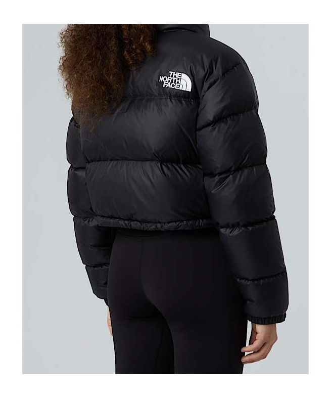 The North Face 1996 Retro Nuptse Hooded Quilted Shell Down Jacket In Black