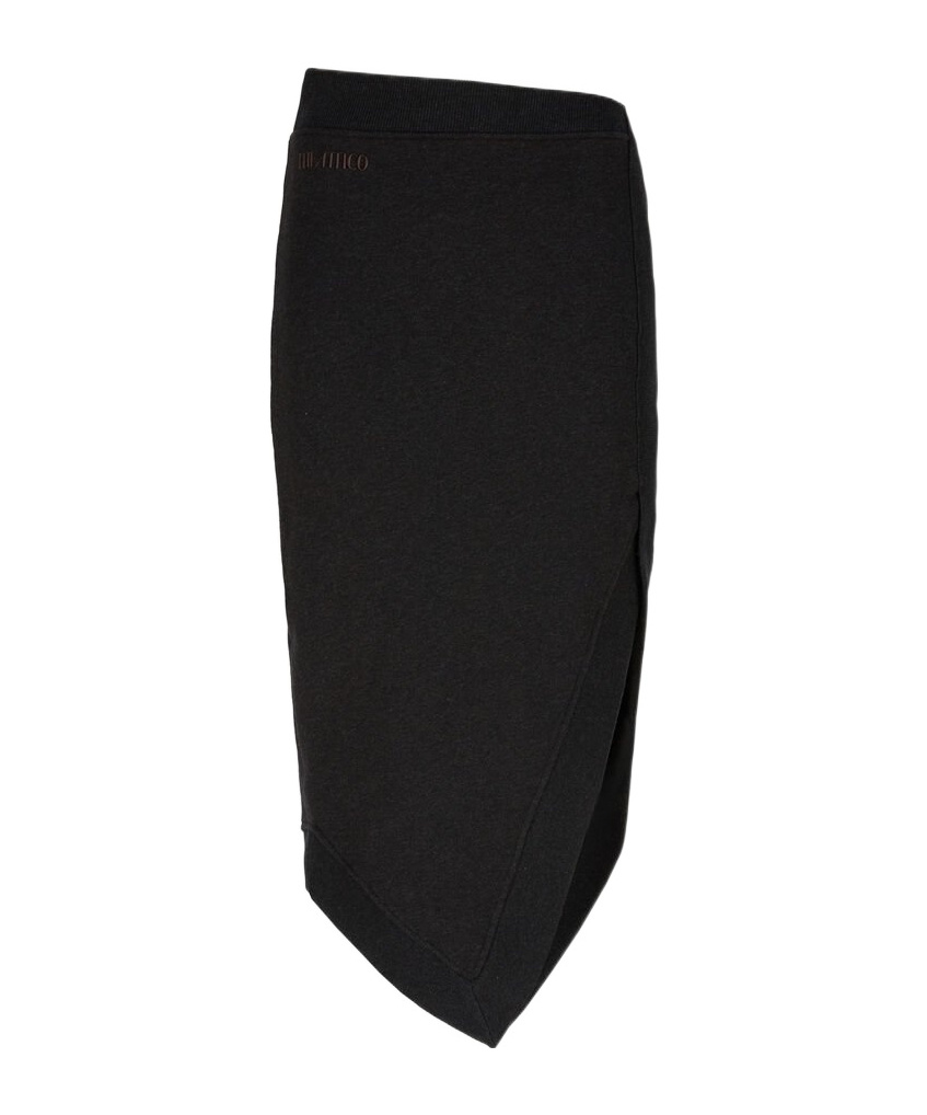 Attico Slit Skirt In Black