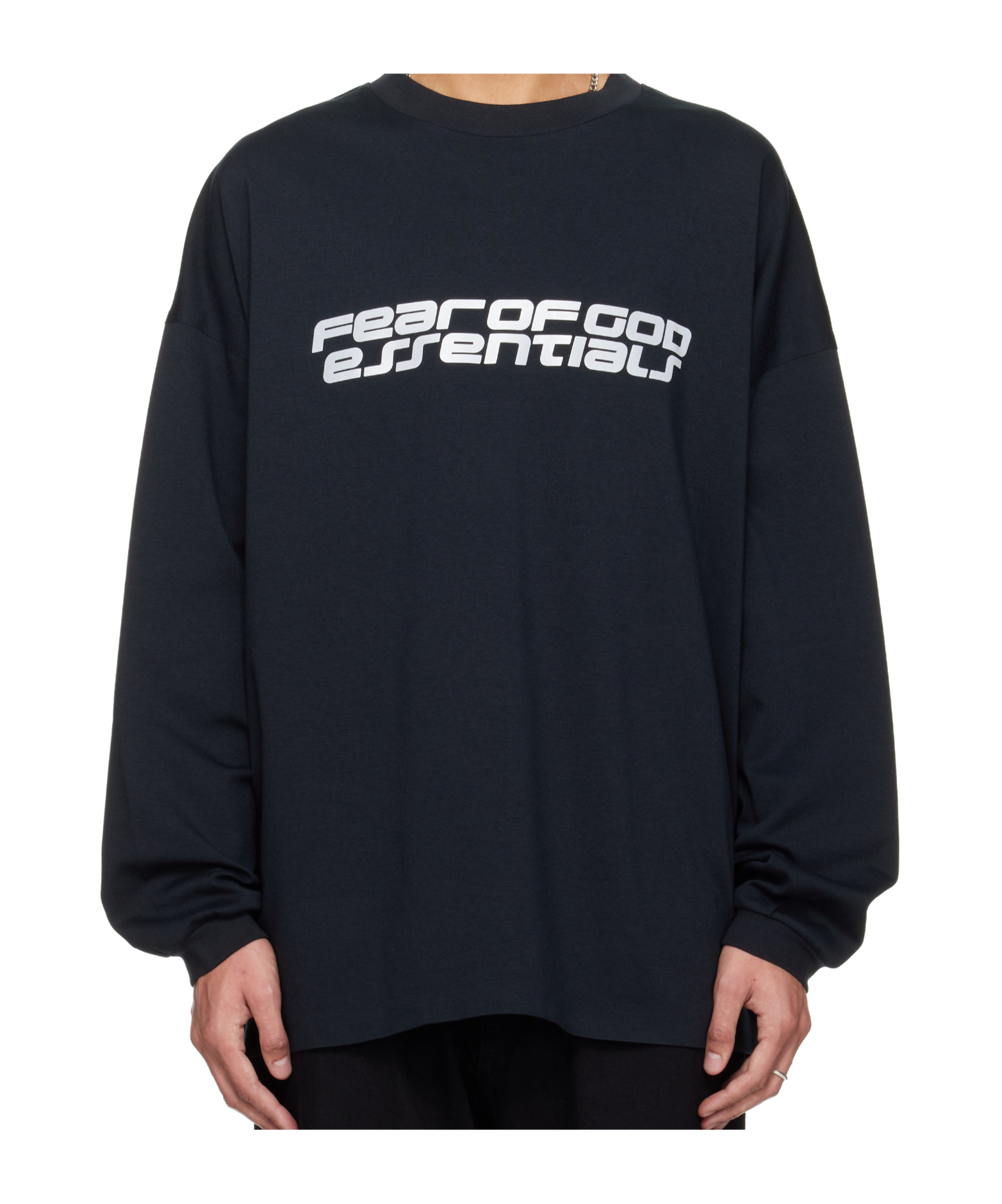 Essentials Long-sleeved T-shirt In Blue