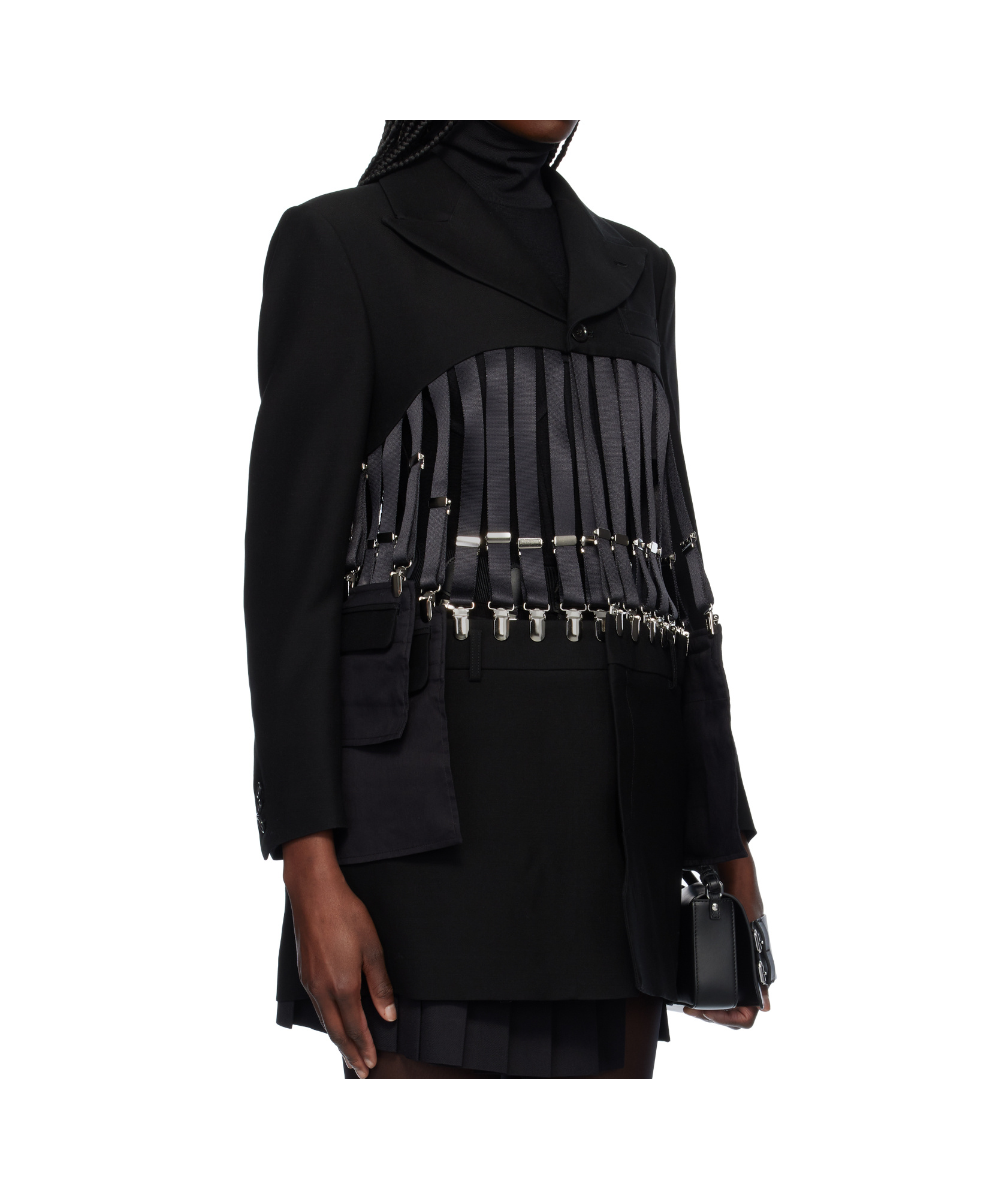 Comme Des Garçons Long Sleeve Blazer In Black