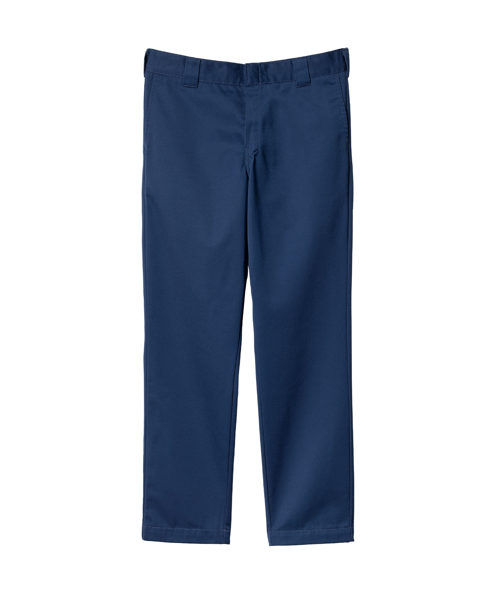 Carhartt Work In Progress Flint Straight Leg Twill Pants In Blue