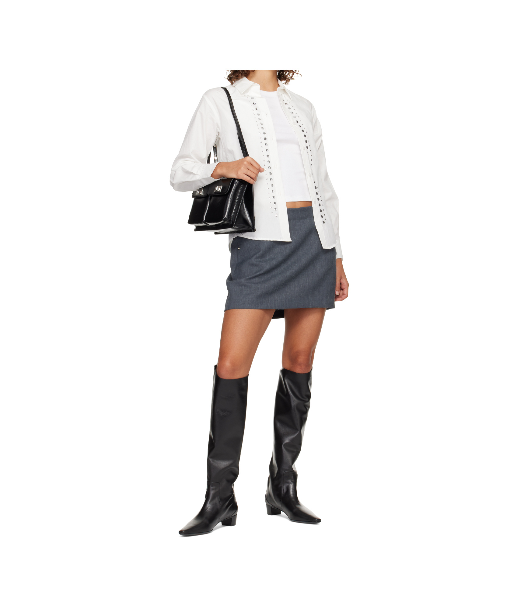 By Far Pascal Nappa Leather High Boots In Black