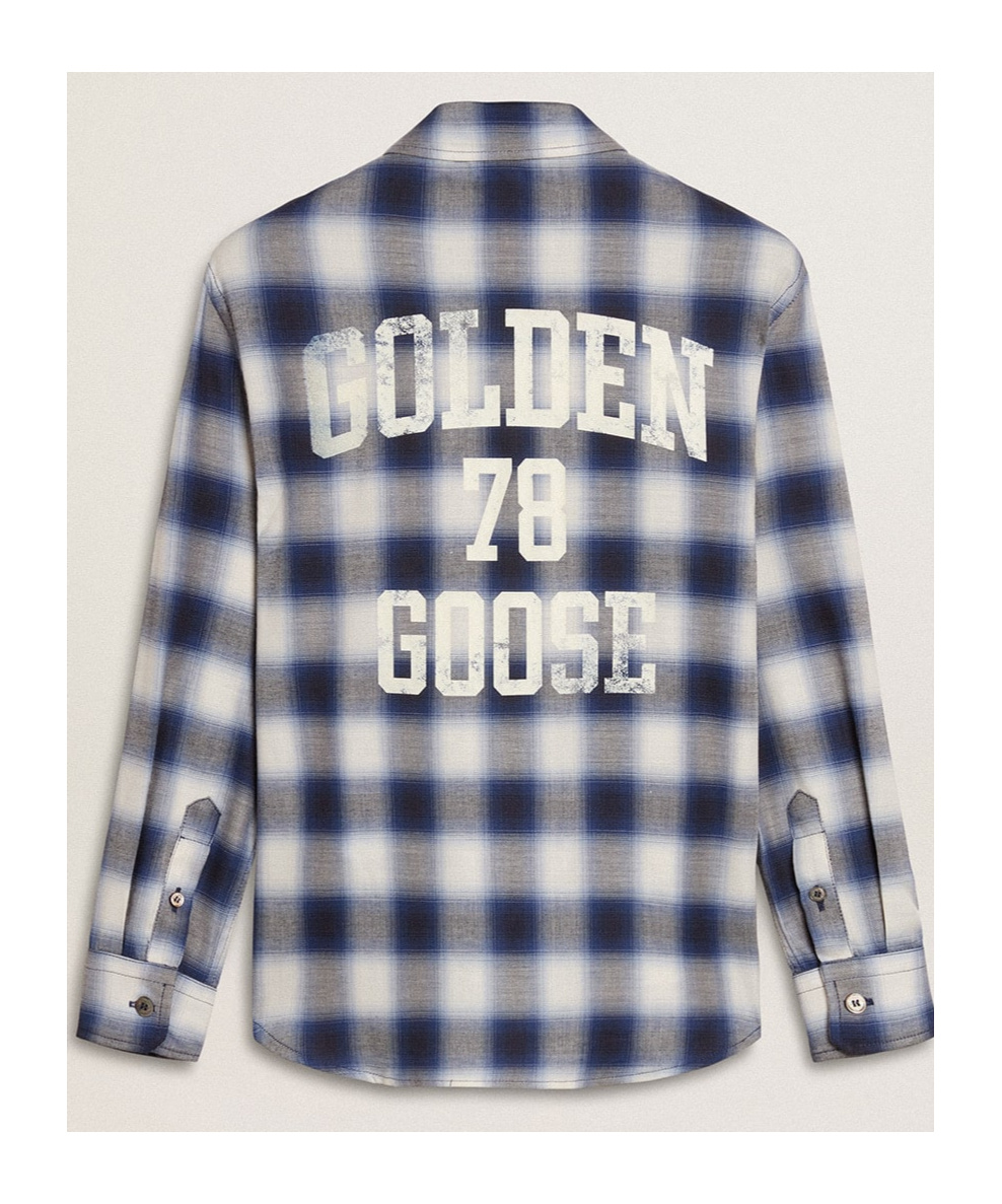 Golden Goose Long-sleeved Shirt In Gray