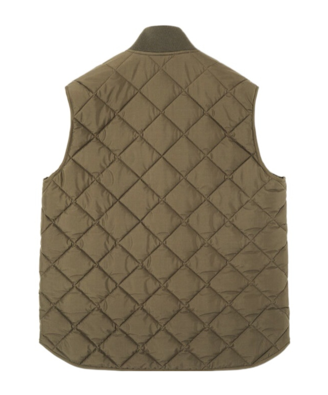 Loro Piana Diamond Quilted Vest In Gray