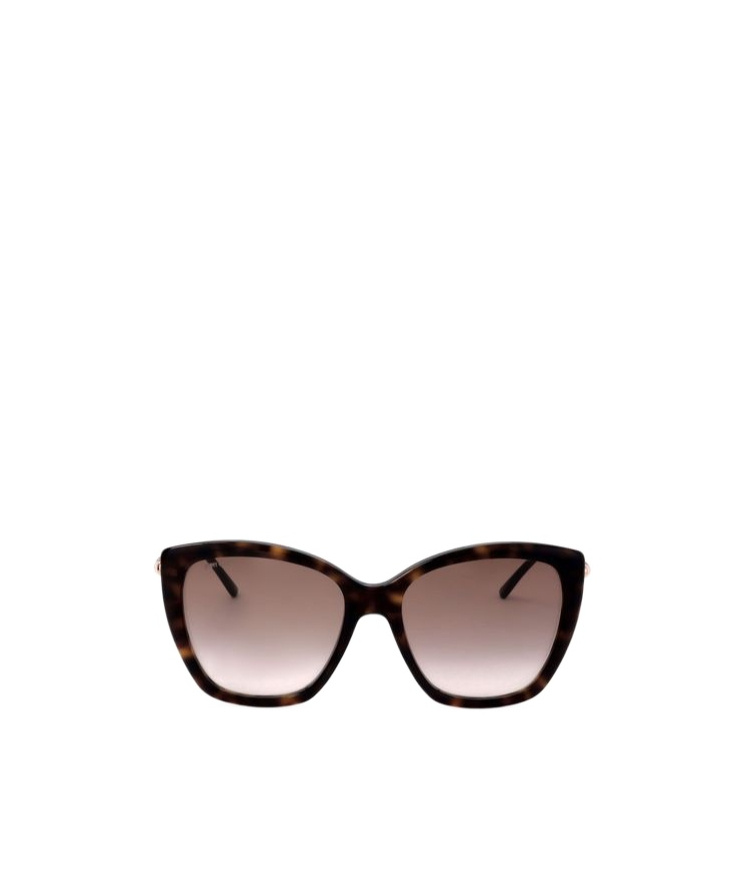 Jimmy Choo Eyewear Butterfly Frame Sunglasses In Brown